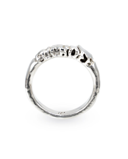F*ck Off Ring product photography in silver