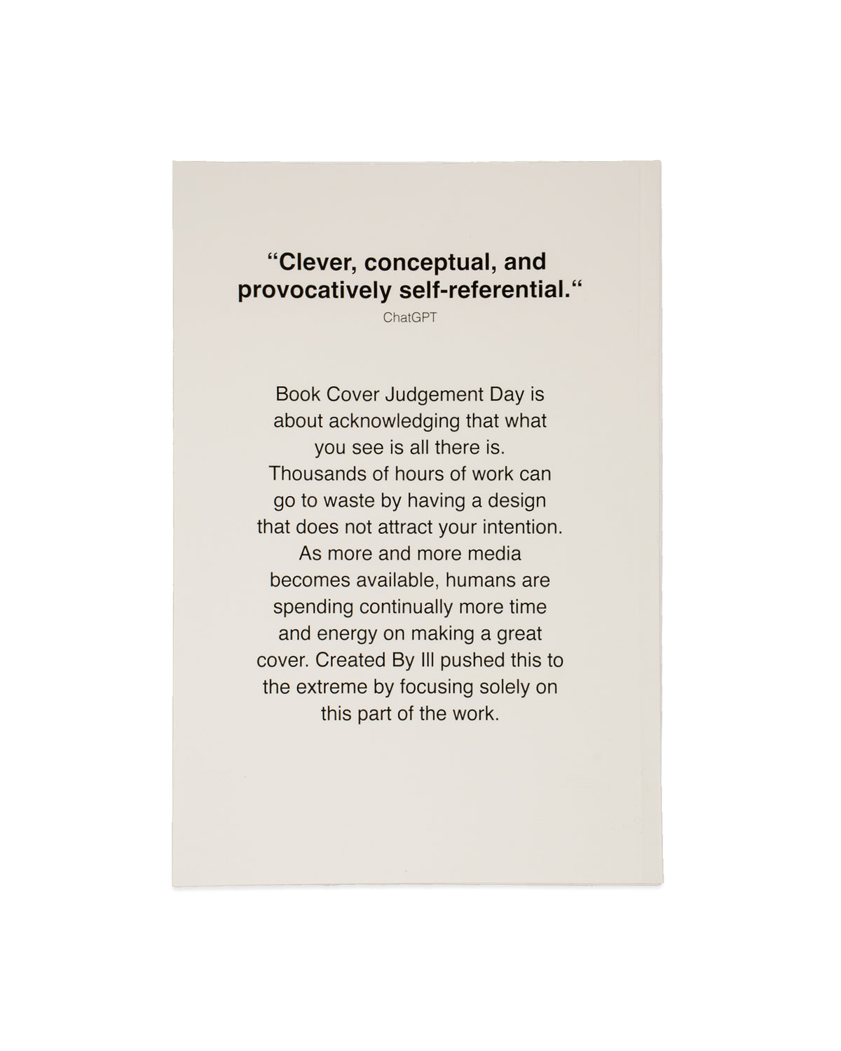 Book Cover Judgement Day