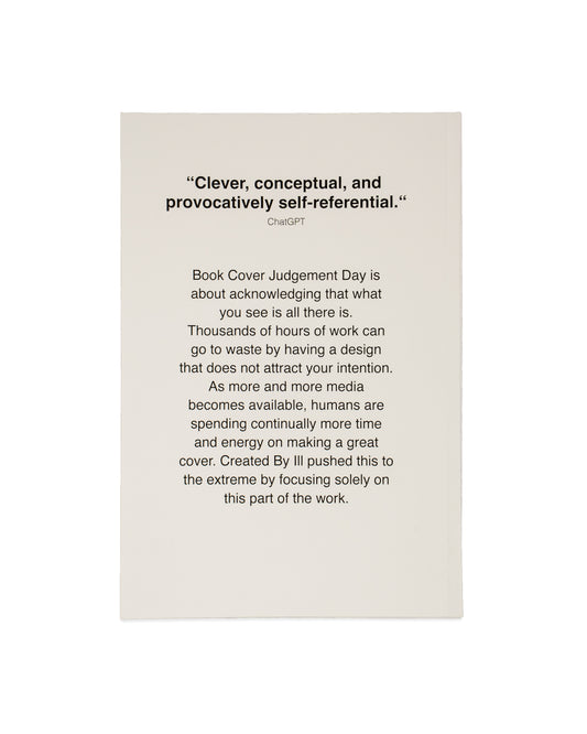 Book Cover Judgement Day