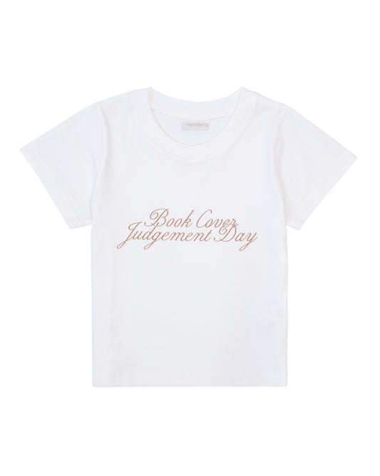 Book Cover Judgement Day Baby Tee