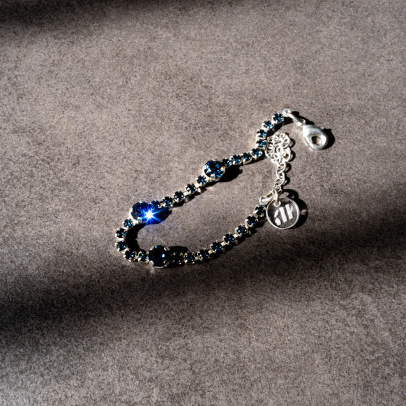 Navy Blue Stone Bracelet