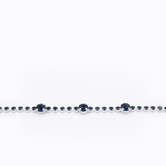 Navy Blue Stone Bracelet