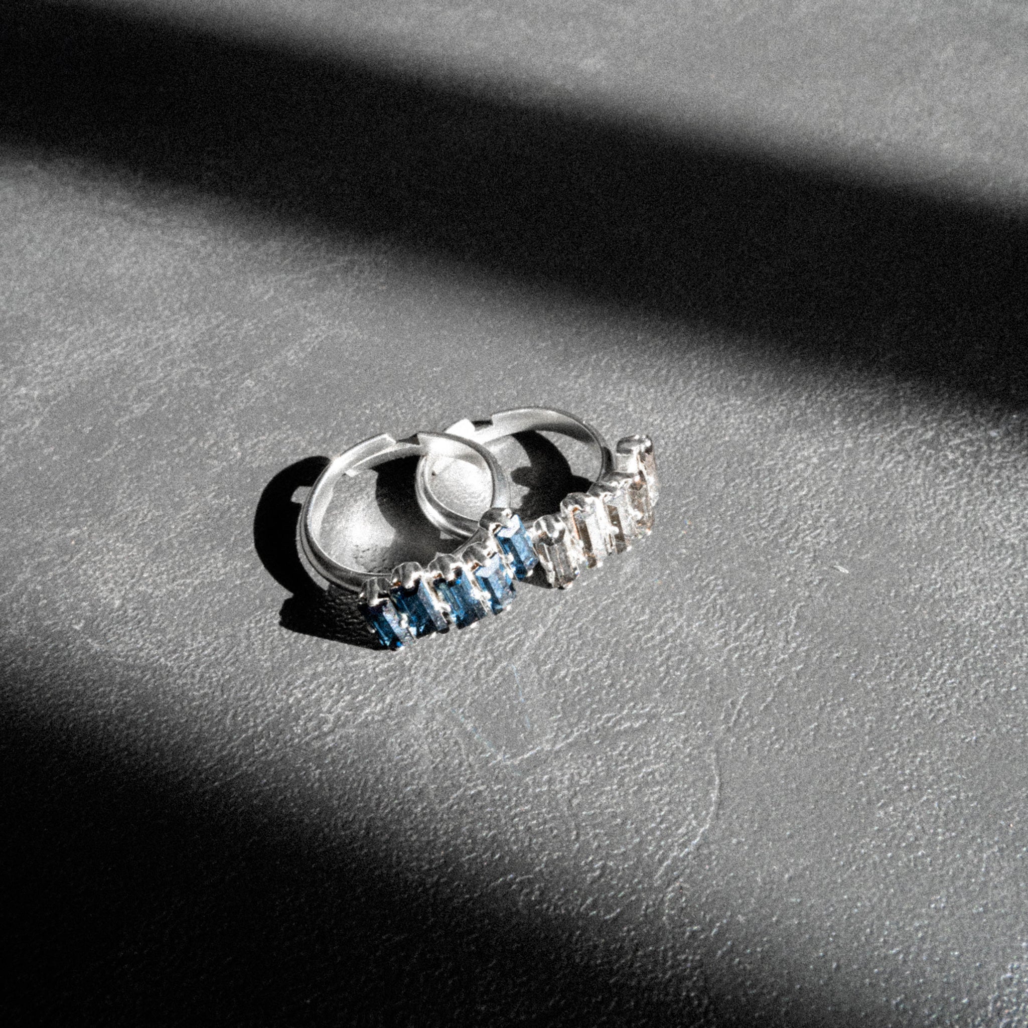 Navy Blue Stone Ring