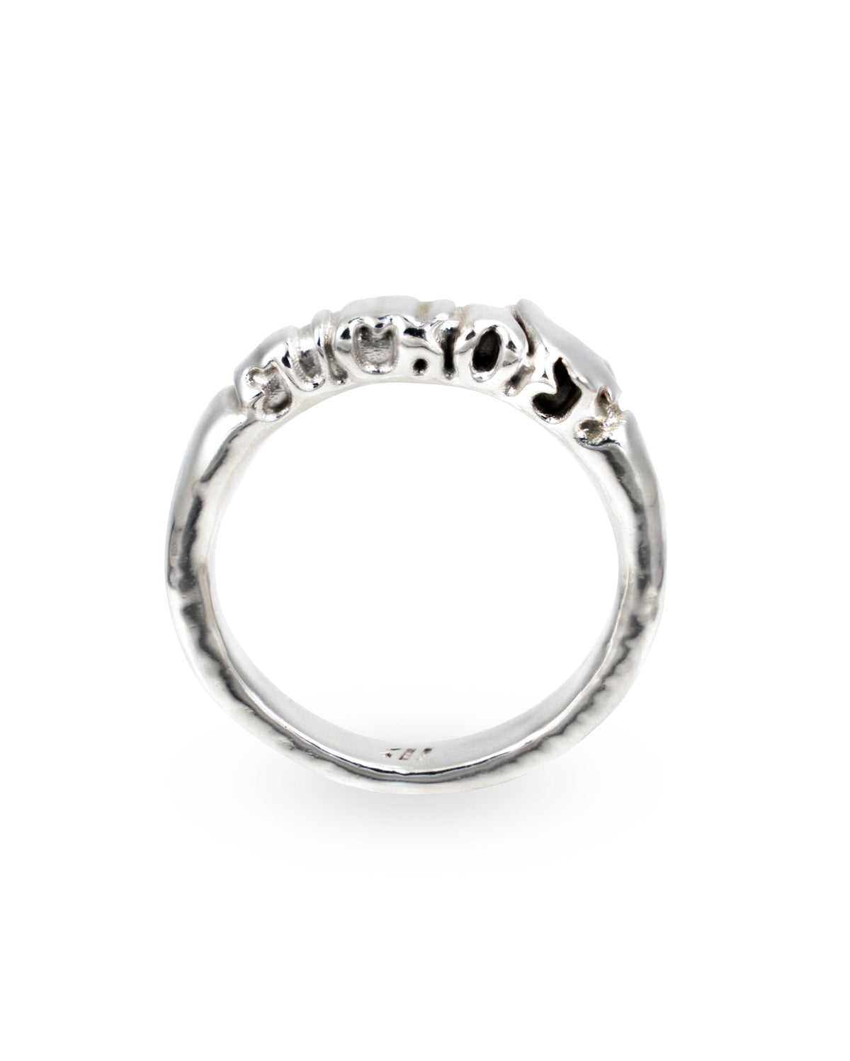 F*ck Off Ring product photography in silver