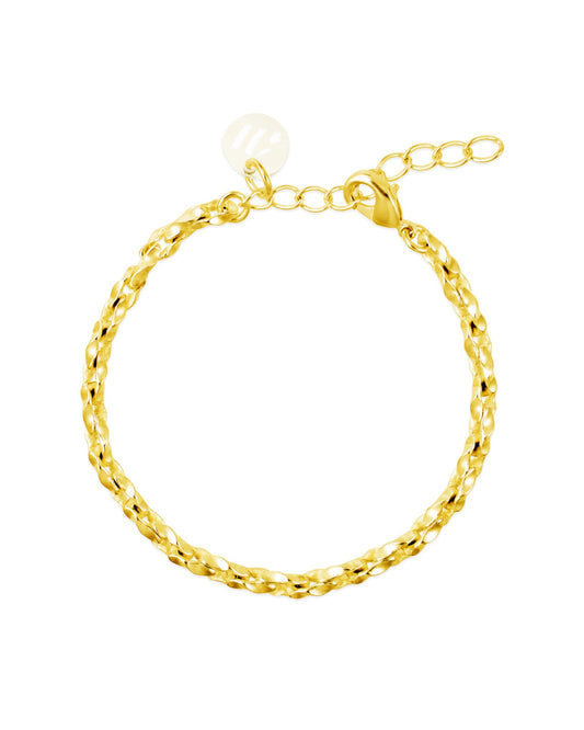Hammered Bracelet product photography in gold