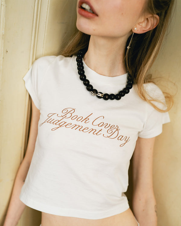 Book Cover Judgement Day Baby Tee