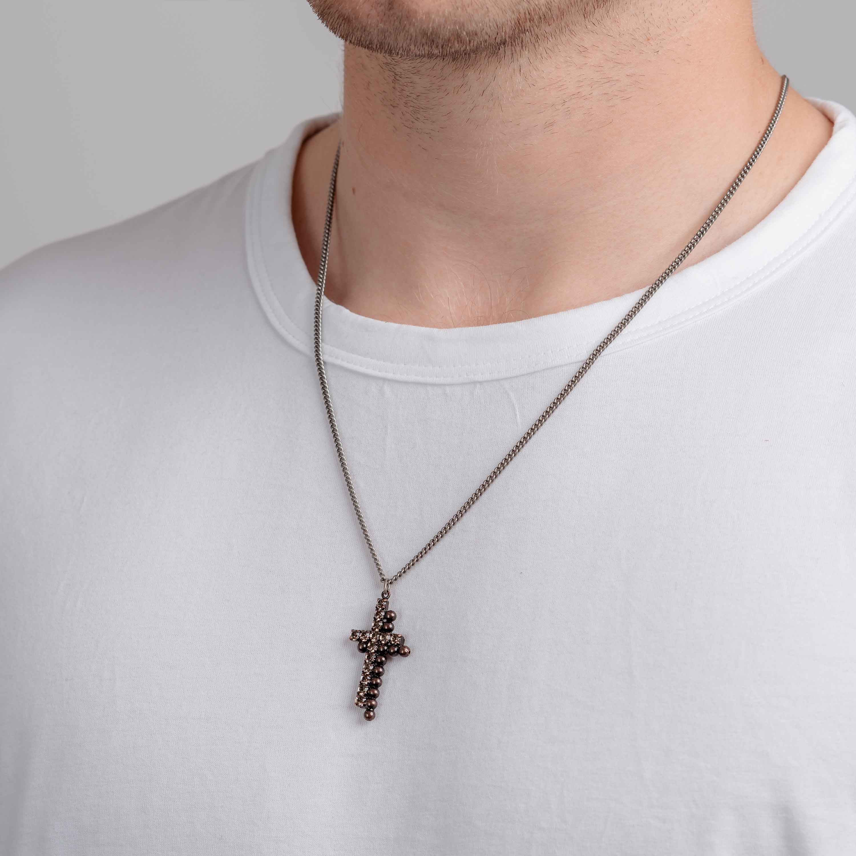 Night Cross Necklace