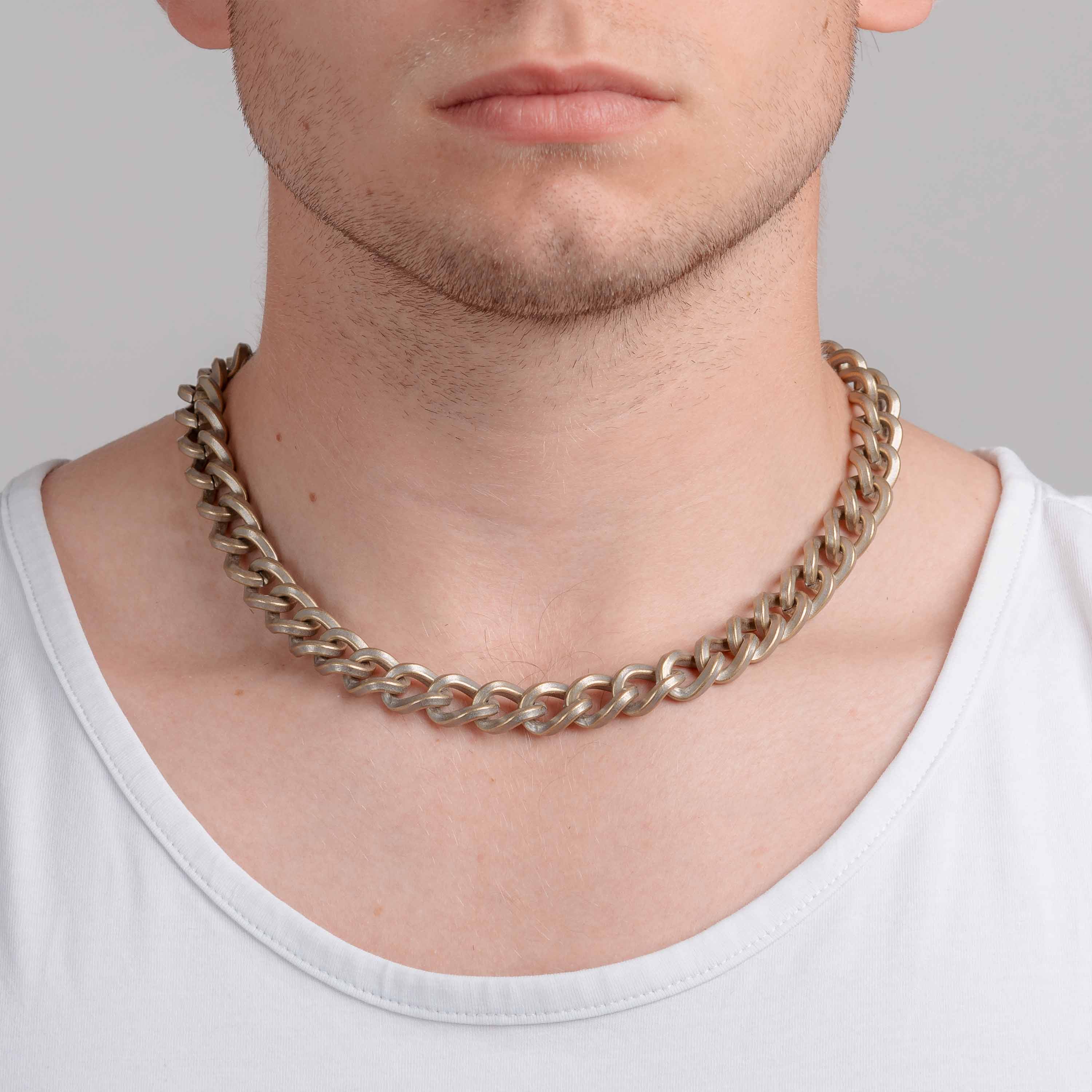 White Brass Necklace