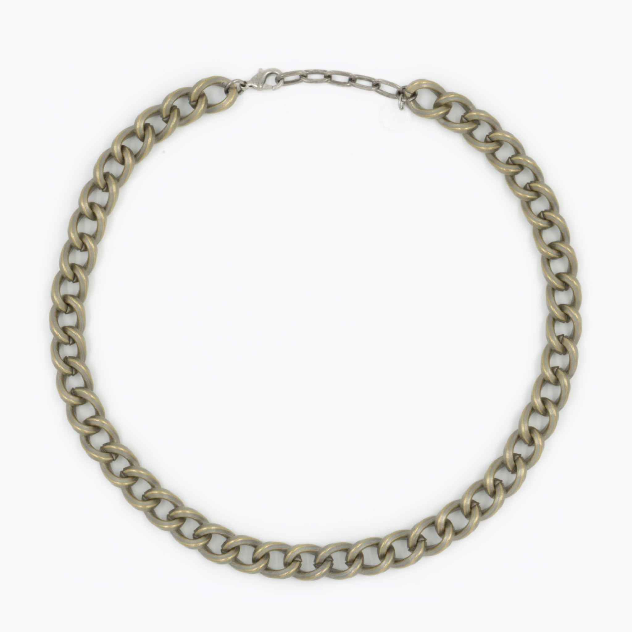 White Brass Necklace